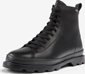 CAMPER Lace-Up Ankle Boots 'Brutus' in Black: front