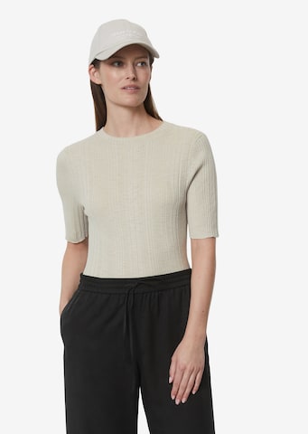 Pull-over Marc O'Polo en beige : devant