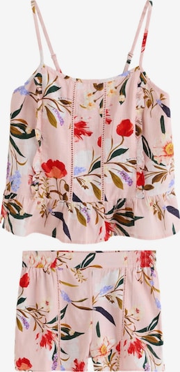 XS dydžio Pižama su šortais iš B by Ted Baker, spalva – šviesiai mėlyna / alyvuogių spalva / rožinė / raudona, Prekių apžvalga