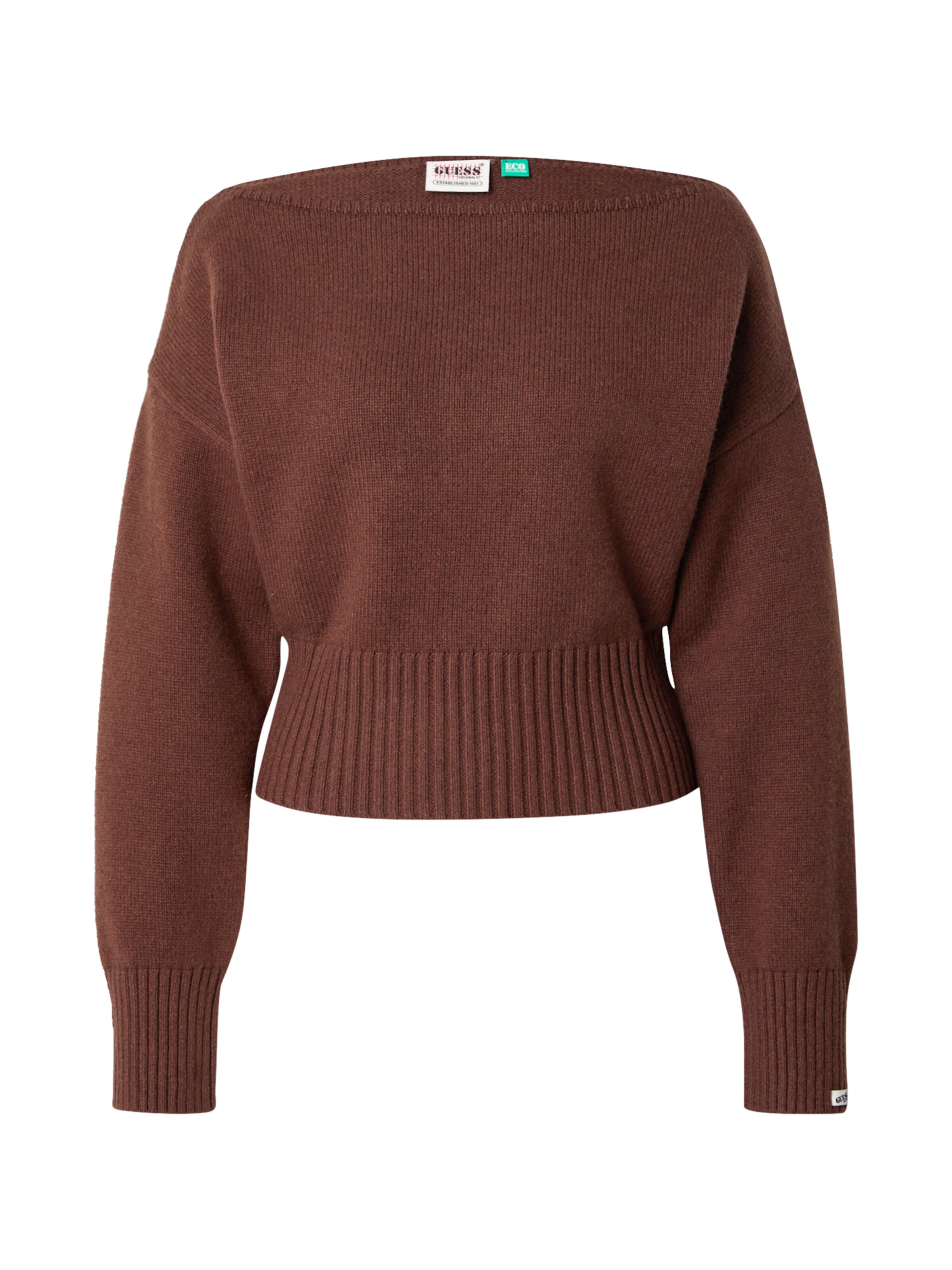 GUESS Originals Свитер в Коричневый: спереди