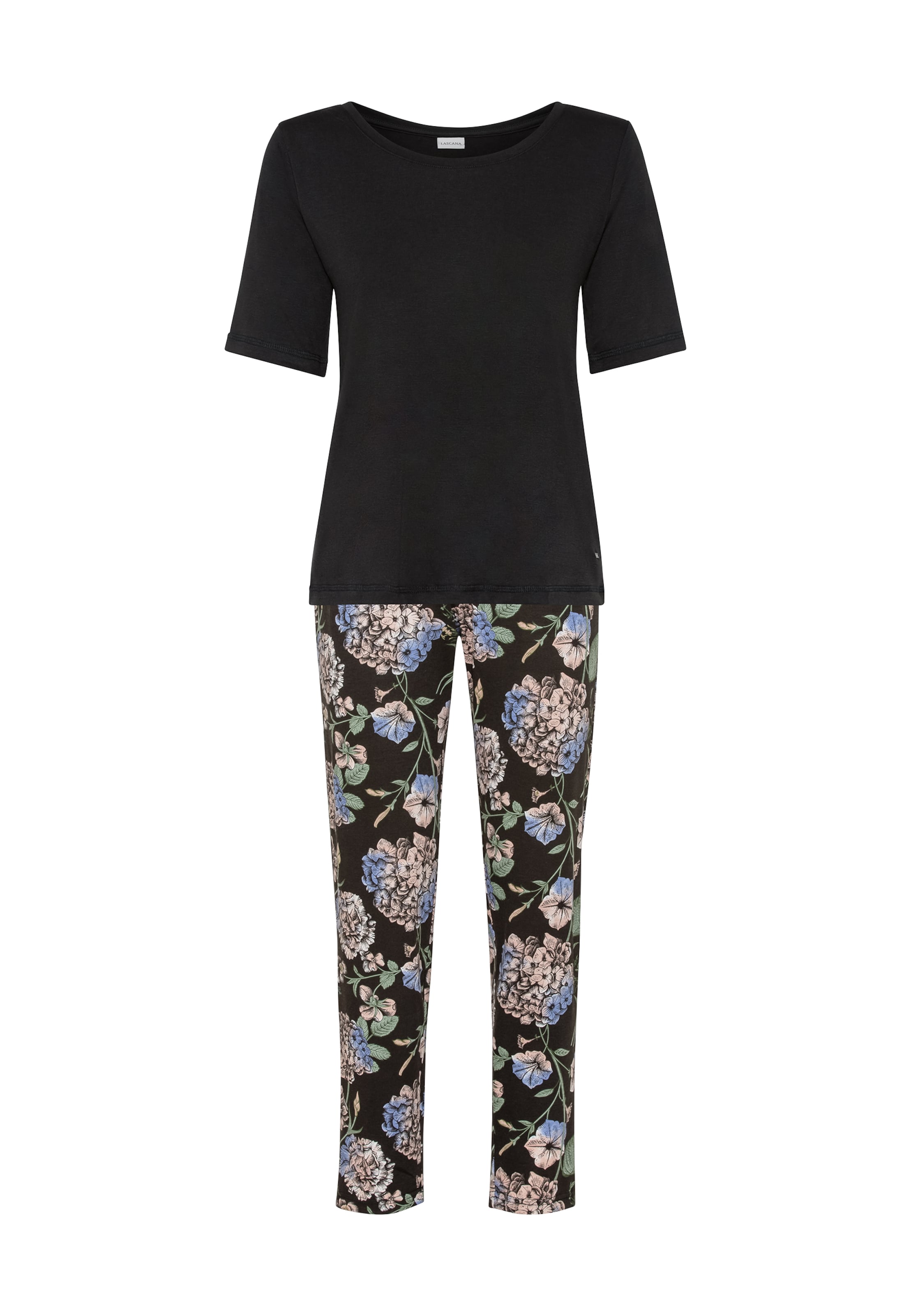 LASCANA Pyjamas i sort: forside