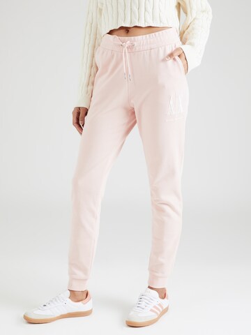 ARMANI EXCHANGE Tapered Broek in Roze: voorkant