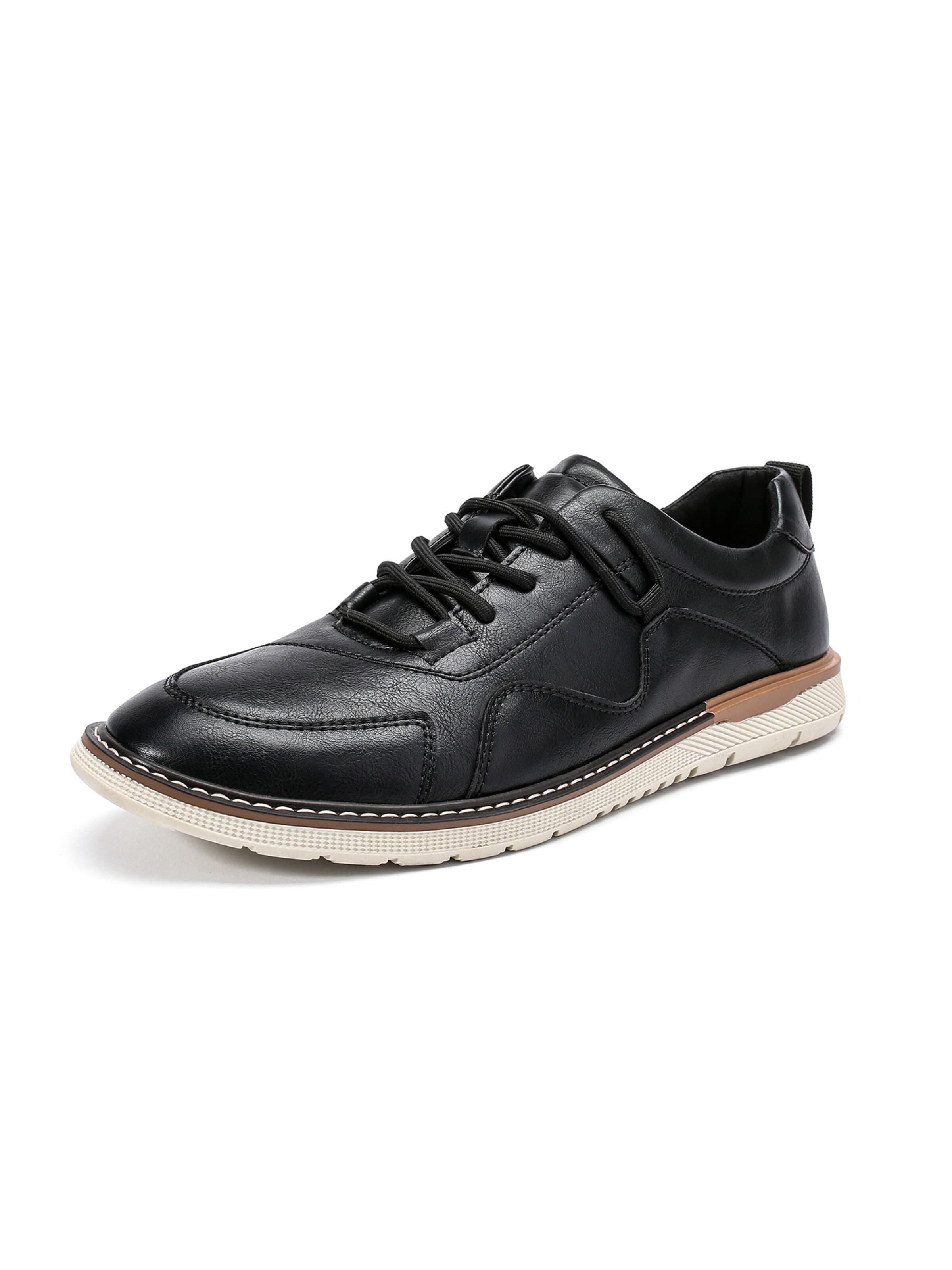 ALLTHEMEN Lace-Up Shoes 'Tritt' in Black: front