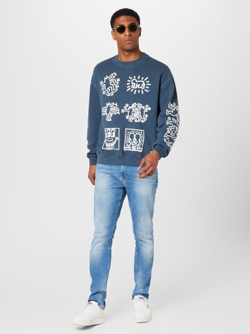 Tommy Jeans Bluzka sportowa w kolorze niebieski