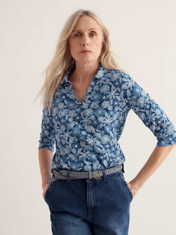 Seasalt Cornwall Bluse ' Wavecrest' i blå: forside