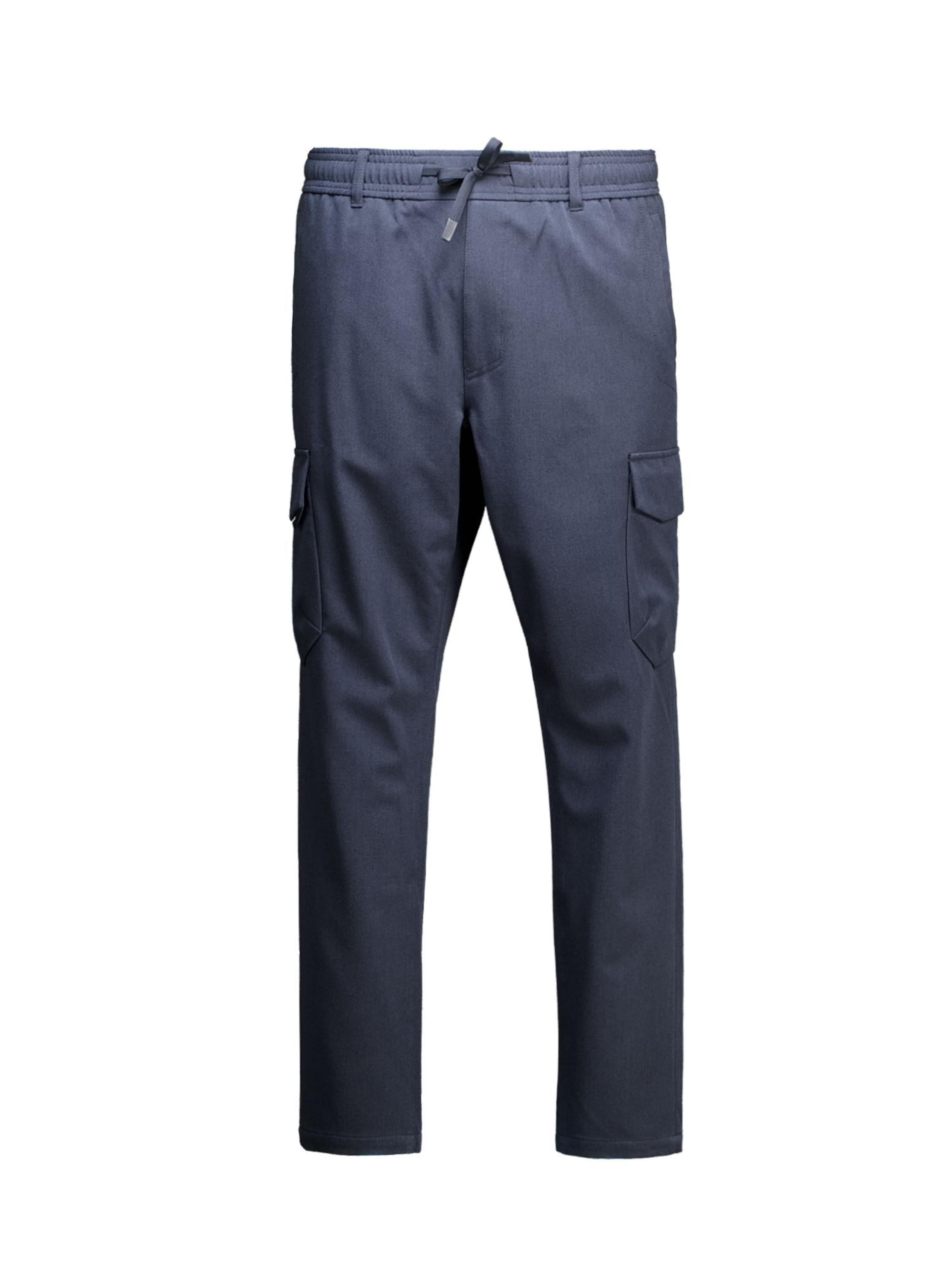 Regular Pantalon chino 'Stone Dual Cargo' CHASIN' en bleu : devant