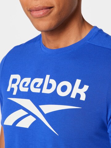 ReebokRegular Fit Tehnička sportska majica - plava boja