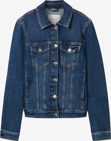 TOM TAILOR DENIM Tussenjas in Blauw: voorkant