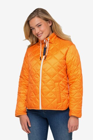 LAURASØN Between-Season Jacket in Orange: front