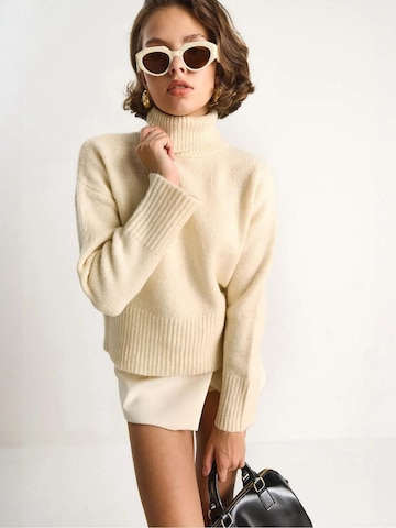 Pull-over 'Pullover' Bianco Lucci en beige : devant