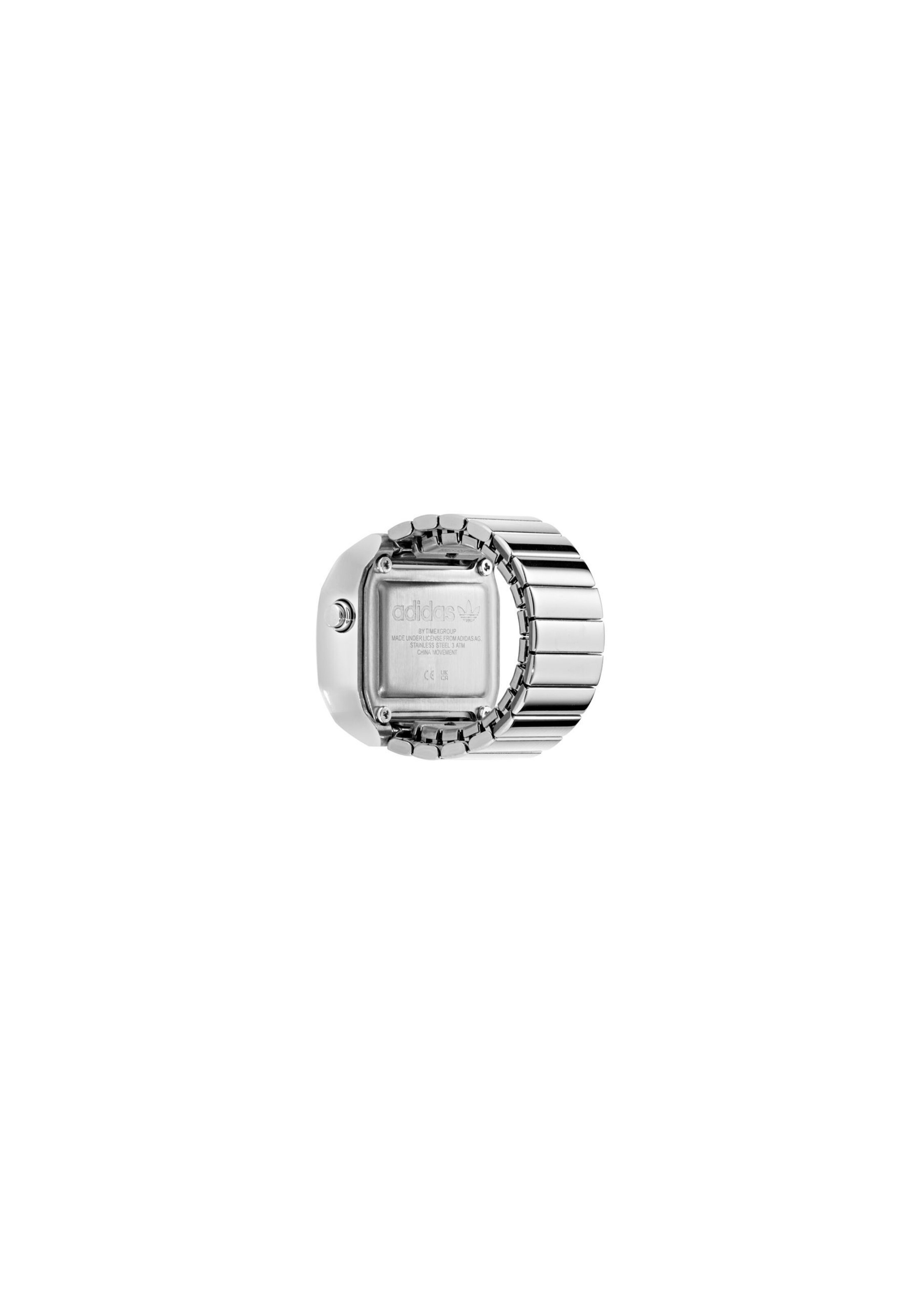 ADIDAS ORIGINALS Digitaal horloge 'DIGITAL TWO RING' in Zilver