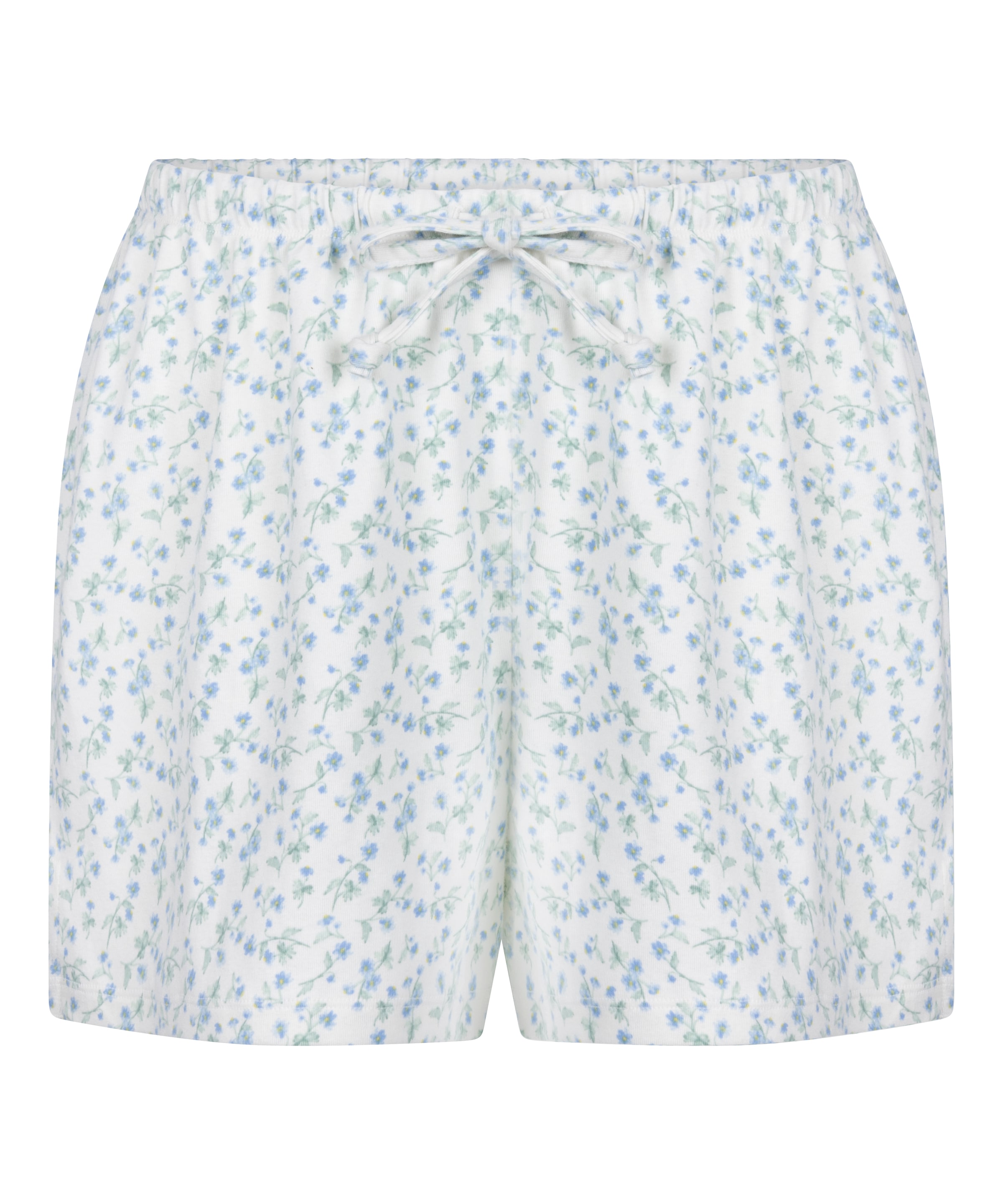 Hunkemöller Korte pyjama in Wit: voorkant