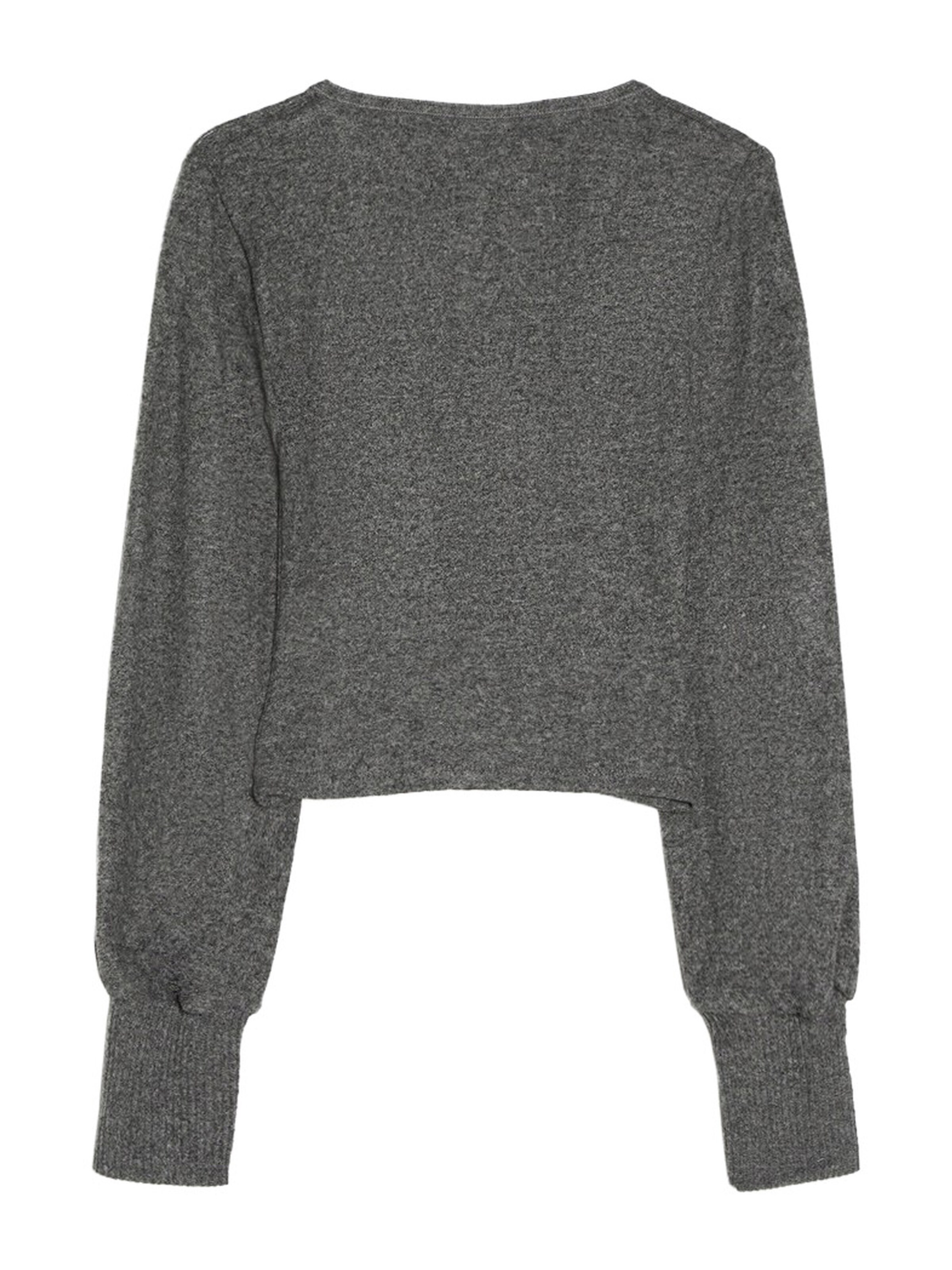 Bershka Sweater in Grey: back