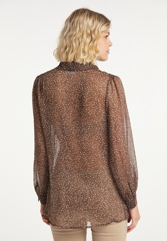 Usha Blouse in Brown