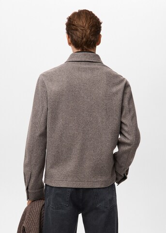 MANGO MAN Between-Season Jacket 'Aneto' in Brown