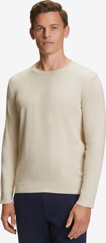 FALKE Pullover 'Pure Cotton' in Beige: Vorderseite