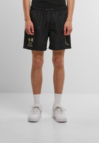 Lost Youth Regular Hose 'Right Direction' in Schwarz: Vorderseite