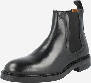 Hackett London Chelsea boots in Black: front