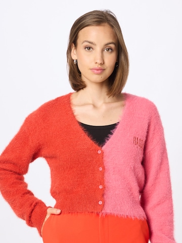The Ragged Priest Knit cardigan in Pink: front