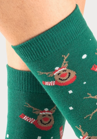 H.I.S Socken in Grün