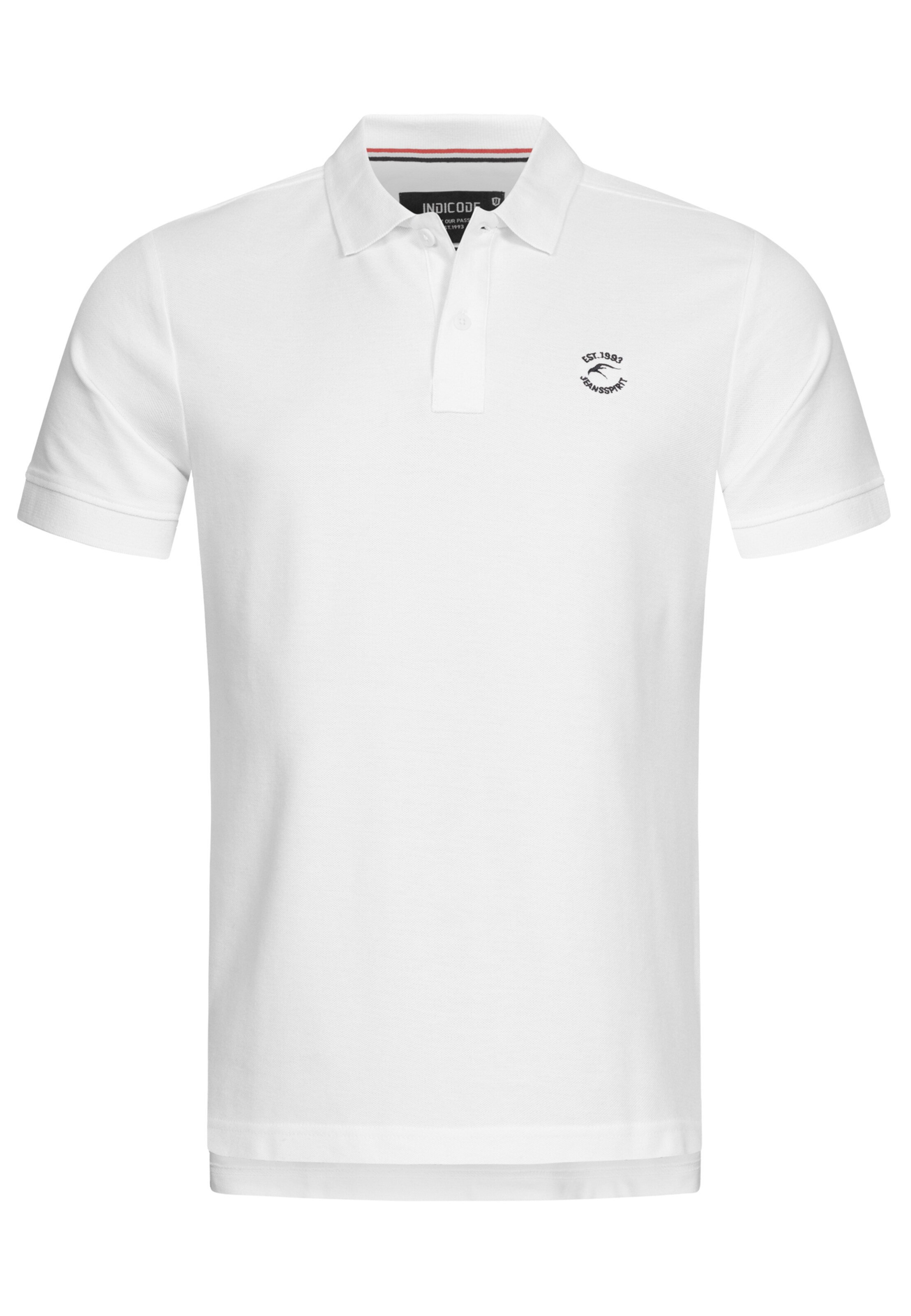 INDICODE JEANS Shirt ' Wadim ' in Wit