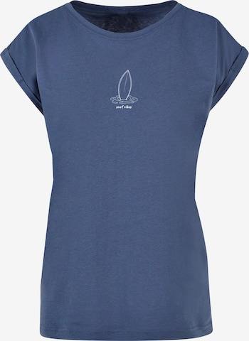 Merchcode T-Shirt 'Summer - Surf Vibes' in Blau: Vorderseite