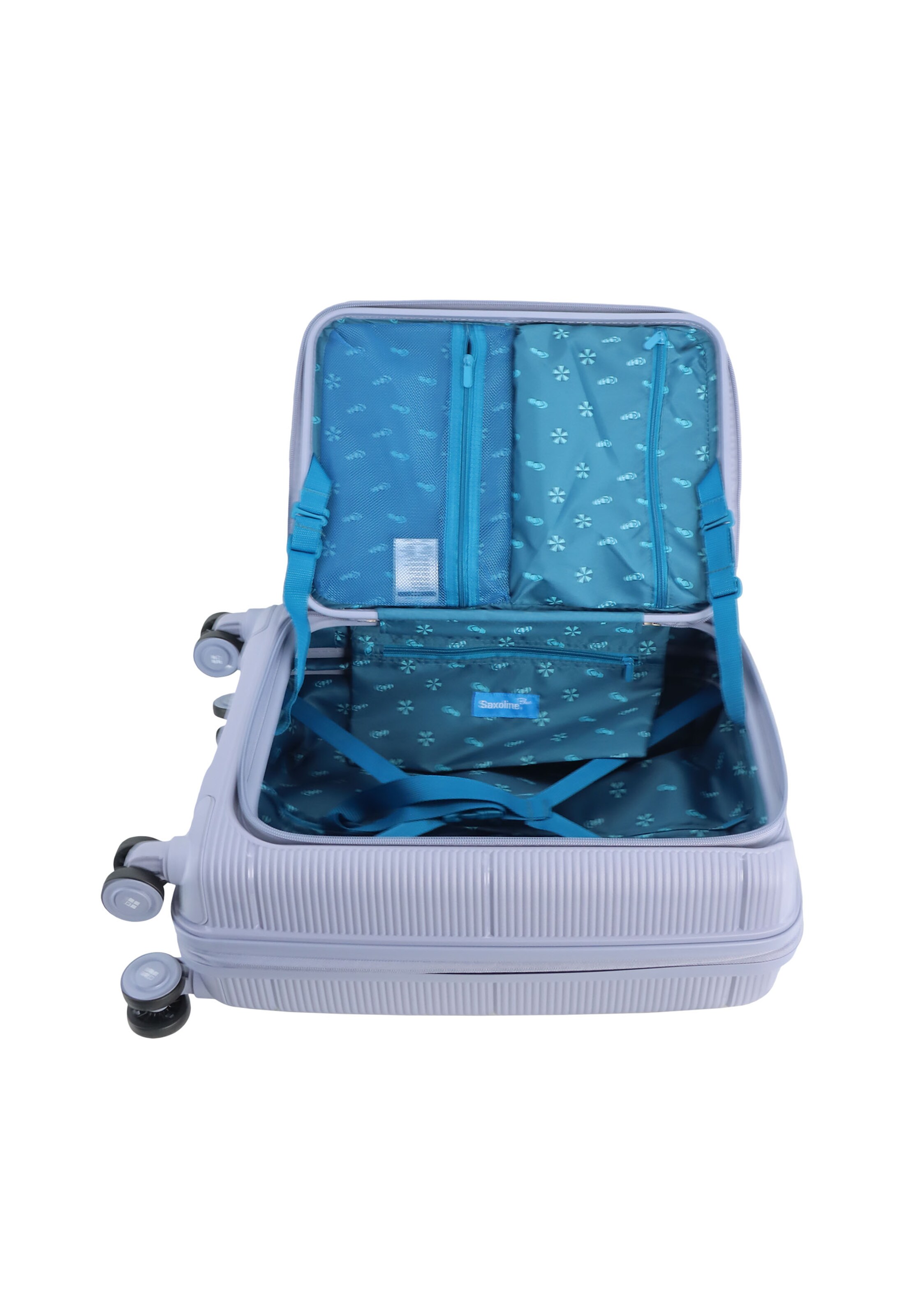 Saxoline Blue Suitcase 'Boho' in Purple