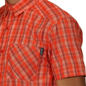 REGATTA Regular fit Athletic Button Up Shirt 'Kalambo VII' in Orange