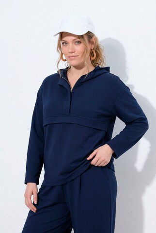 Ulla Popken Sweatshirt in Blau