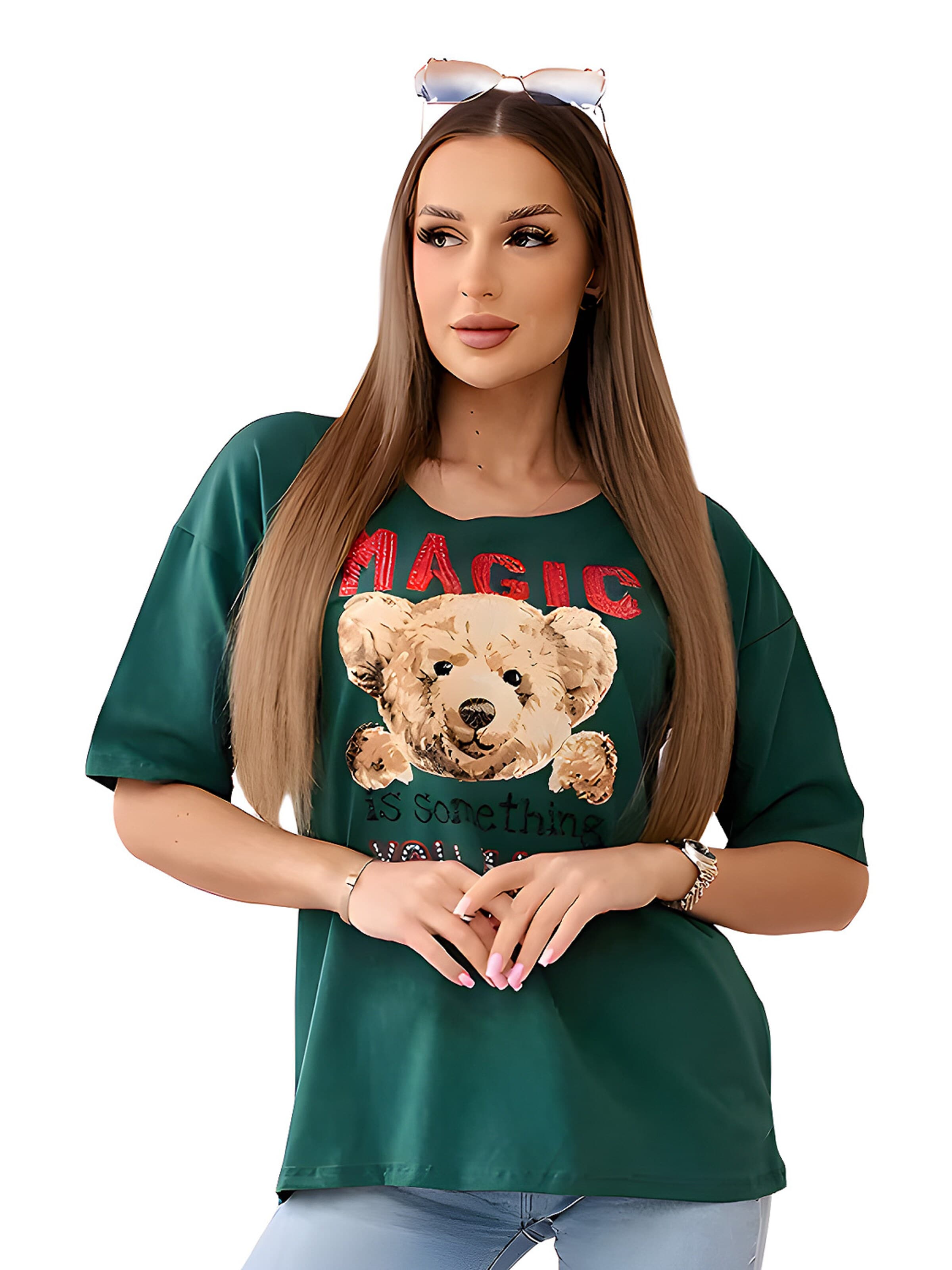 Lumera Shirt in Groen: voorkant