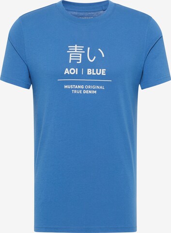 MUSTANG Shirt in Blau: predná strana