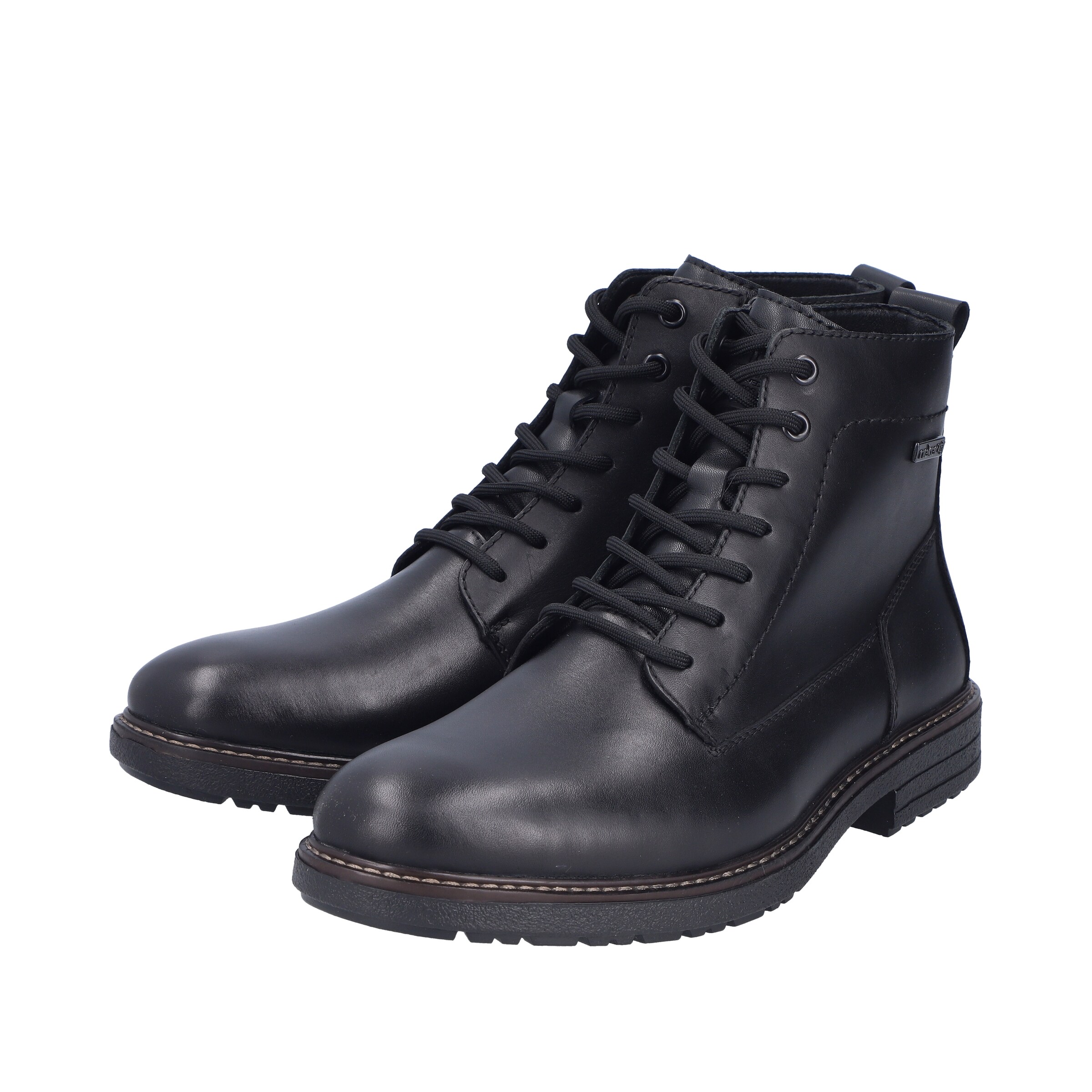 Rieker Lace-Up Boots in Black