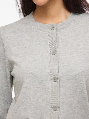 VILA Strickjacke 'VIMalu' in Grau