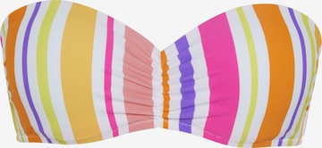 CHIEMSEE Bandeau Bikini Top in Mixed colors: front