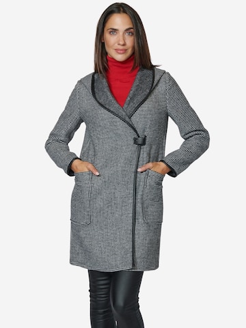 KOROSHI Přechodný kabát – šedá: přední strana