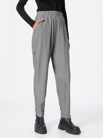 Lindex Tapered Trousers 'Ava' in Grey: front