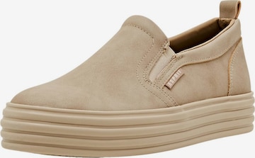 ESPRIT Slip on boty – béžová: přední strana