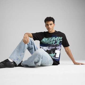 PUMA Shirt 'BMW M Motorsport' in Zwart