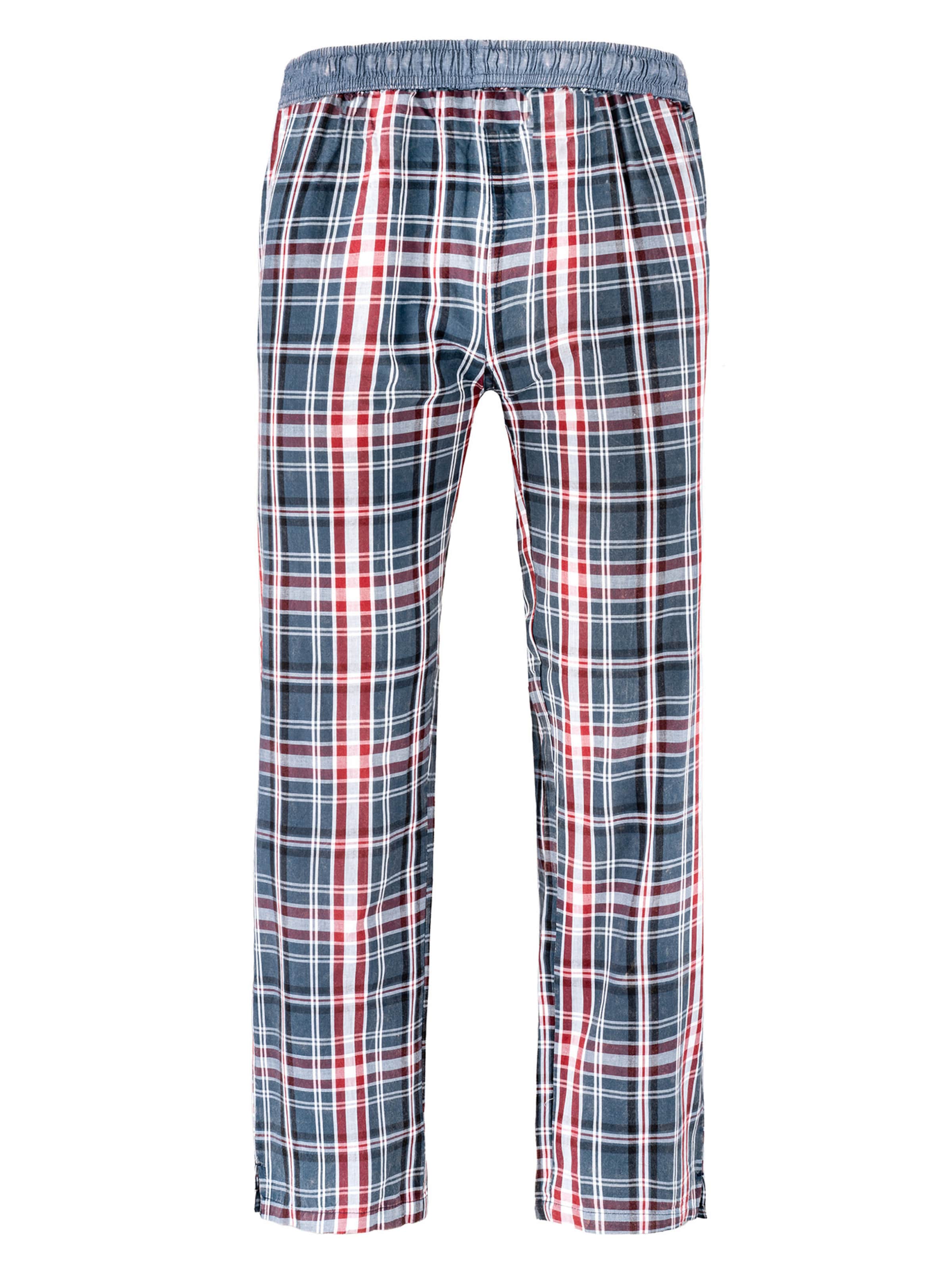 Luca David Pyjamabroek 'Olden Glory' in Blauw