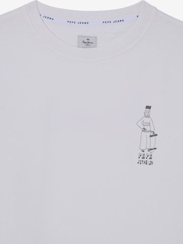 Pepe Jeans Sweatshirt 'TWAIN' in White