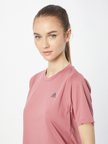 ADIDAS SPORTSWEAR Performance shirt 'Run Icons ' in Pink