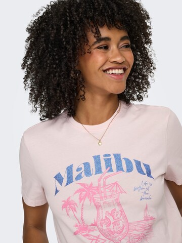 ONLY Tricot 'Dina' in Roze