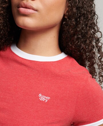 T-shirt Superdry en rouge