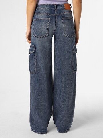 Cambio Loose fit Cargo Jeans 'Aimee' in Blue