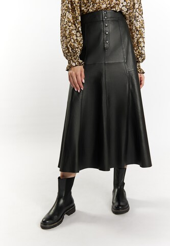 DreiMaster Vintage Skirt in Black: front