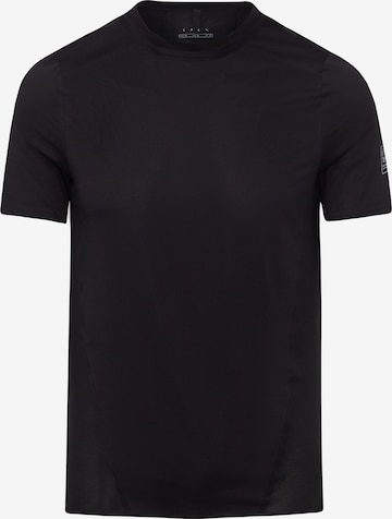 Born Living Yoga Performance Shirt ' Chad ' in Black: front