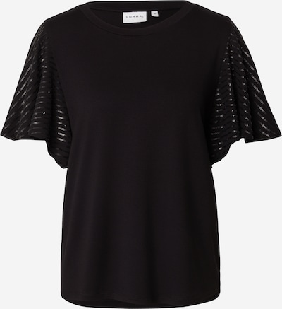 Marškinėliai iš COMMA, spalva – juoda, Prekių apžvalga