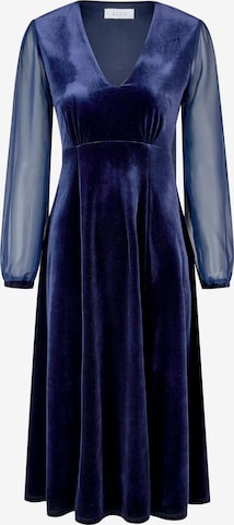 Robe de soirée KLEO en bleu : devant