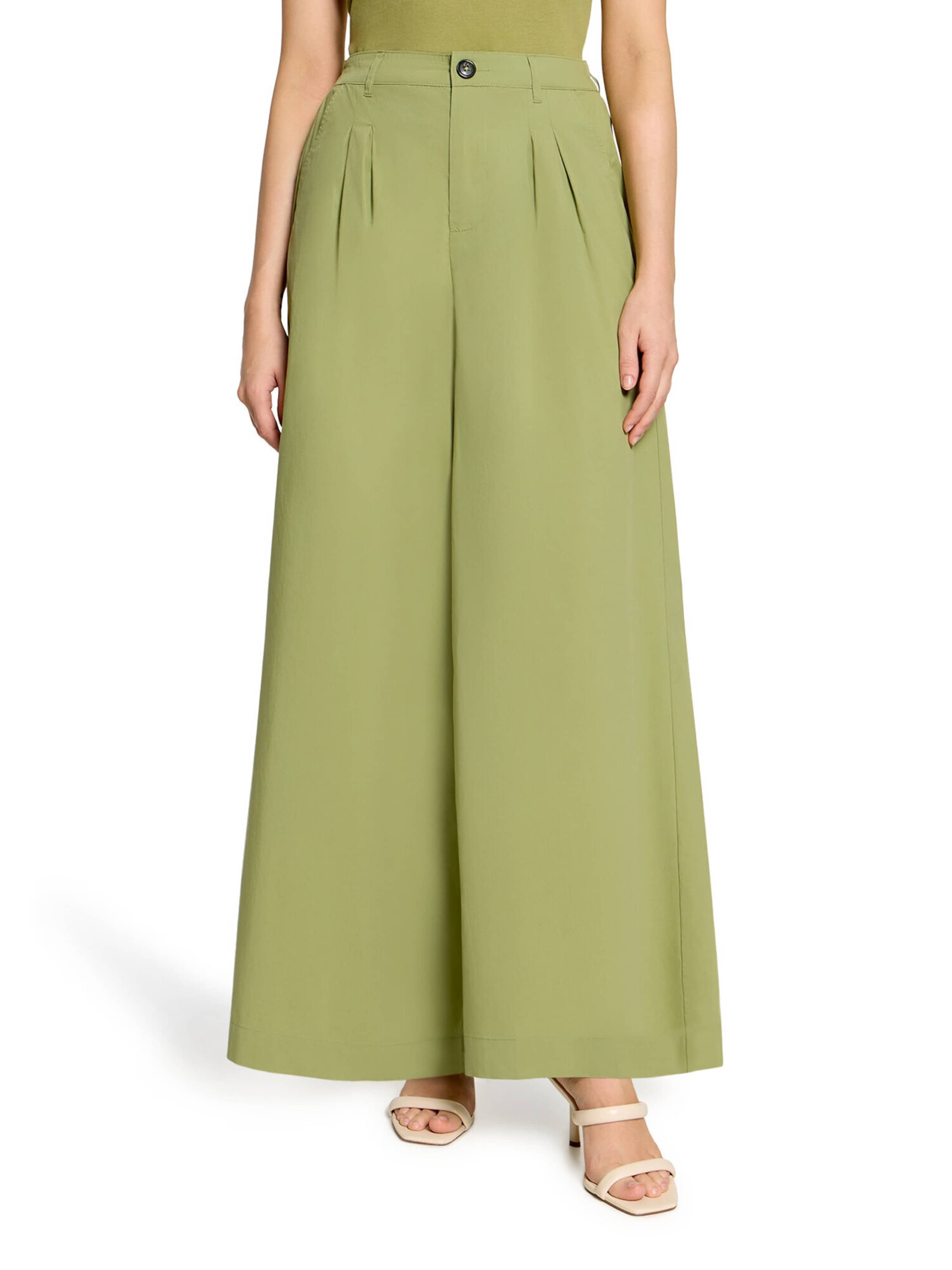 Loosefit Pantalon Cartoon en vert
