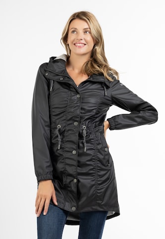 Usha Raincoat in Black: front